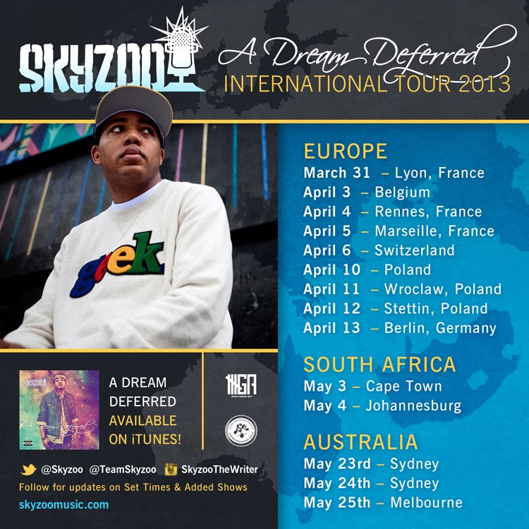 Skyzoo's A Dream Deferred Int'l Tour