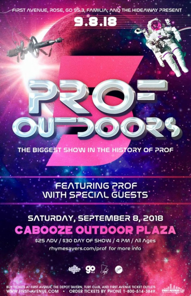 Prof returns for the fifth year with his Outdoors festival in Minnesota ...